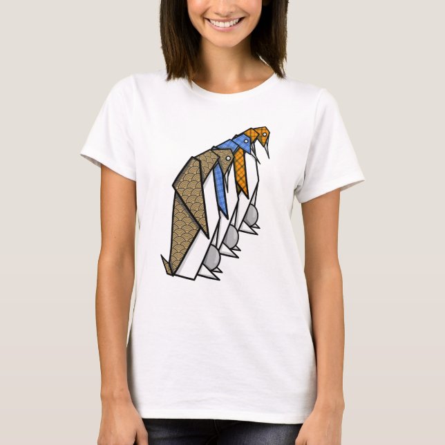 Camiseta Origami Penguins (Frente)