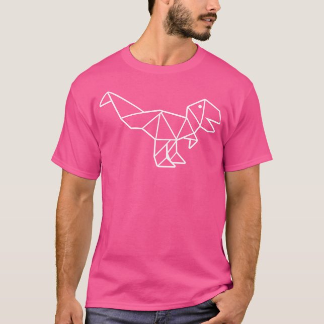 Camiseta Origami T-Rex (Frente)