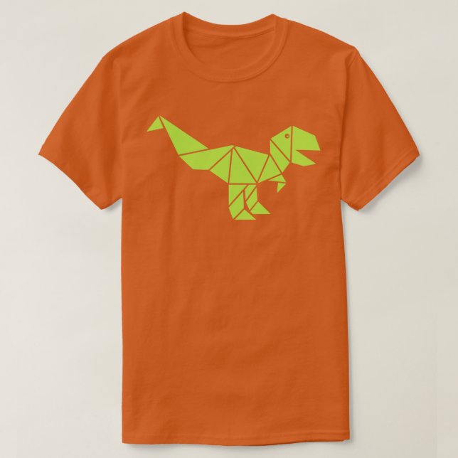 Camiseta Origami TRex (Frente do Design)