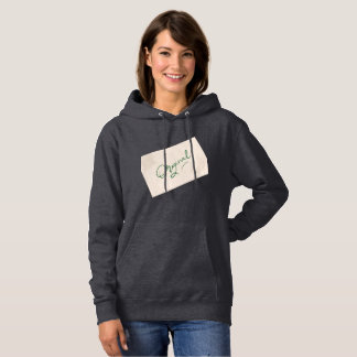 Camiseta Original 1 Capuz Feminino Cinza Escuro