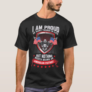 Camiseta Original 4 De Julho Patriota Orgulhoso Da América 