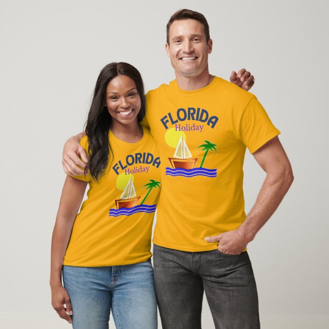 Camiseta Original da praia dos feriados da Flórida (Unissex)