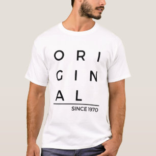 Camiseta Original Desde 1970 Ano de Nascimento