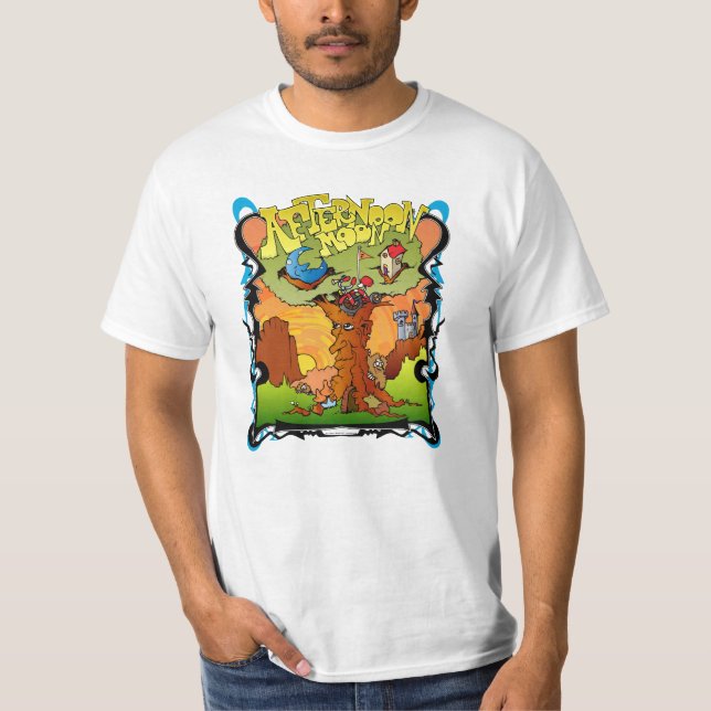 Camiseta Original do grifo de Jon da lua da tarde (Frente)