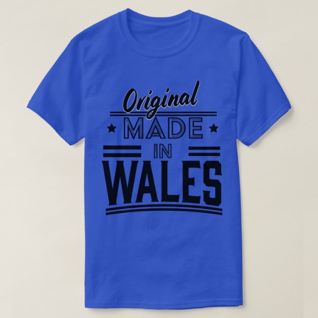 Camiseta original fabricado em Wales (Frente do Design)