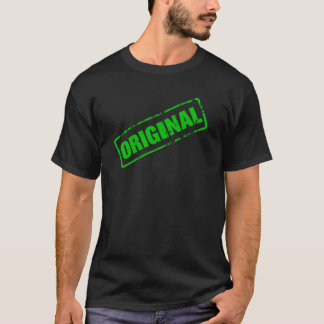 Camiseta Original - Green Distressed Vintage Rubber Stamp