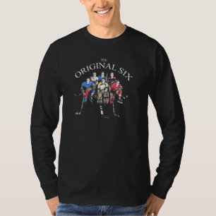 Camiseta Original Seis 6 Vintage Antigas Equipes de Hóquei