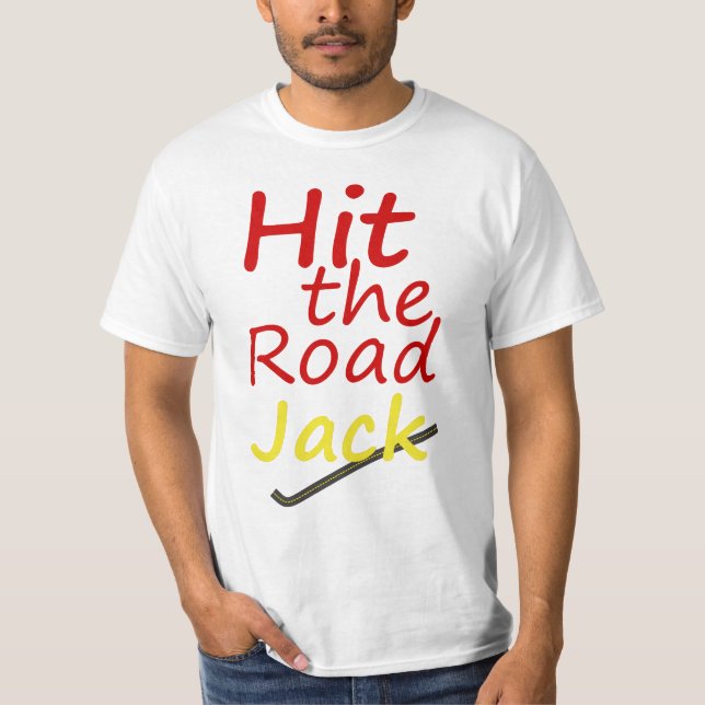 Camiseta Originart Hit The Road, Jack! (Frente)
