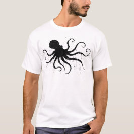 Camiseta Orkney Dark Ink Illustration – Grasping Octopus