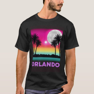 Camiseta Orlando Florida Beach Retro Vacation