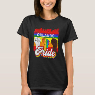 Camiseta Orlando Flórida Orgulho Arco-íris Bandeira Gay do
