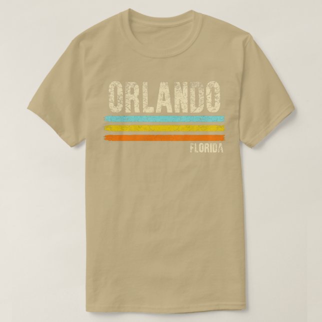 Camiseta Orlando Florida Retro (Frente do Design)