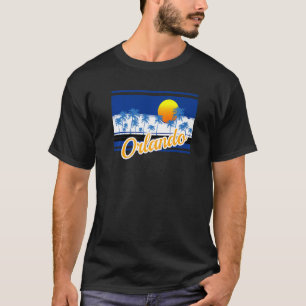 Camiseta Orlando Florida Retro Style Sunset