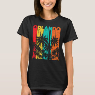 Camiseta Orlando Florida Vintage Retro Tropical Summer Men