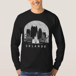 Camiseta Orlando Florida Vintage Skyline