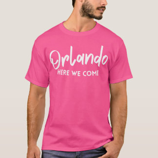 Camiseta Orlando Trip 2025 Aqui Vemos Amigos Família Matc