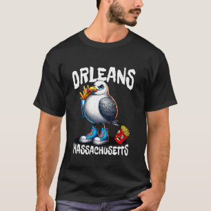 Camiseta Orleans Massachusetts Gaivota Engraçada Batatas Fr