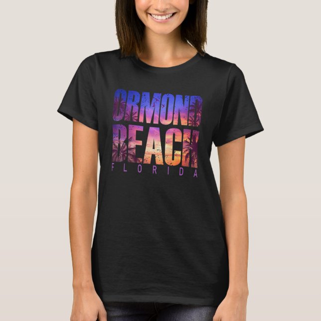 Camiseta Ormond Beach Summer Vacching Fami (Frente)