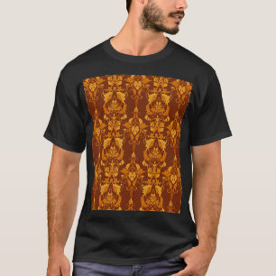 Camiseta Ornamentado Damask: Wallpaper Elegante Vintage