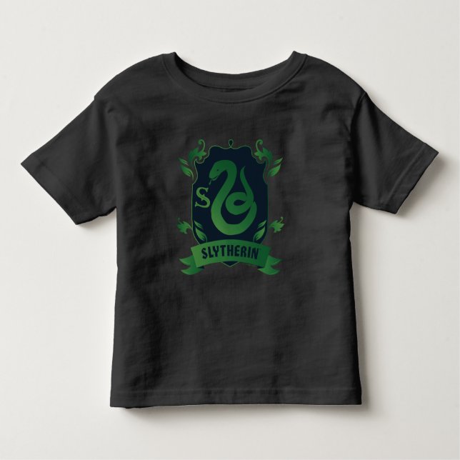 Camiseta Ornamentado SLYTHERIN™ House Crest (Frente)