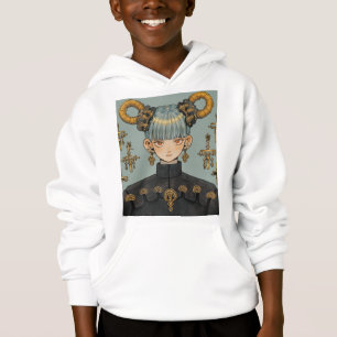 Camiseta Ornamentado Steampunk Fantasy Animy Girl