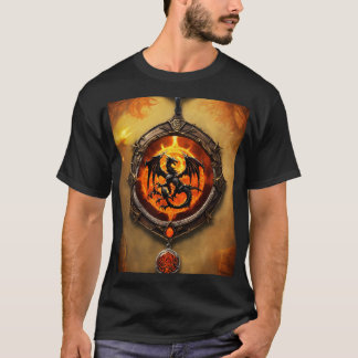 Camiseta "Ornamento acrílico vibrante - Design de produto f