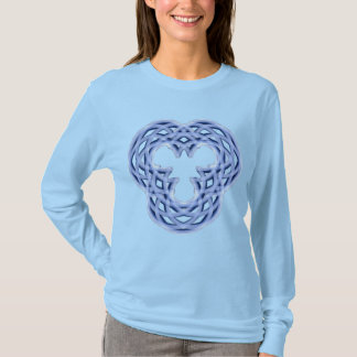 Camiseta ornamento azul celta