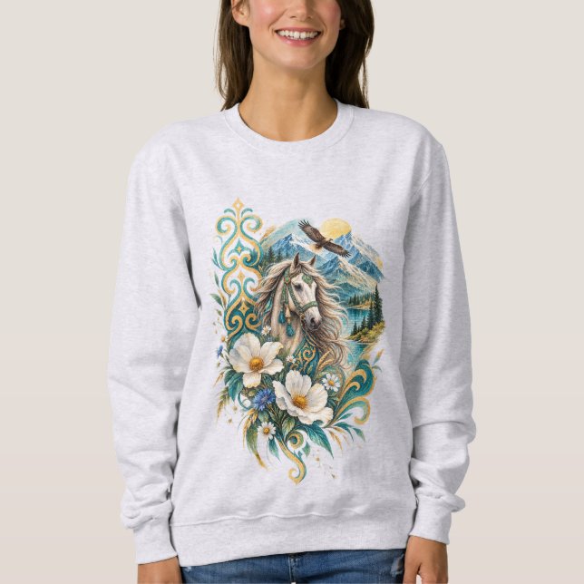 Camiseta Ornamento cazaque | Moda Significativa (Frente)