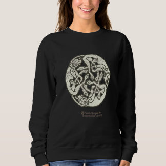 Camiseta Ornamento Celta Três Cães Tríscelo Zoomórfico C