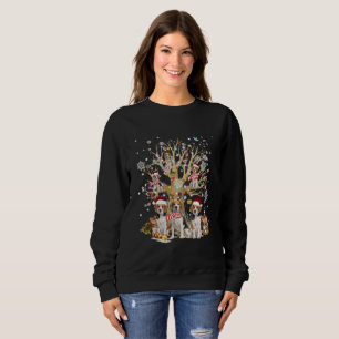 Camiseta Ornamento Da Árvore De Natal Da Beagle Para O Pão 