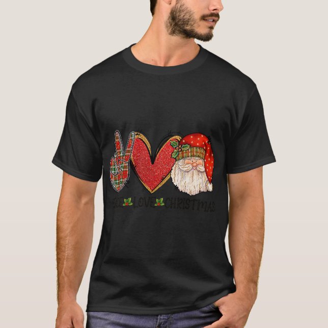 Camiseta Ornamento das Luzes da Árvore de Natal do Pássaro  (Frente)