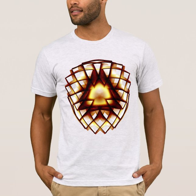 Camiseta Ornamento geométrico místico (Frente)