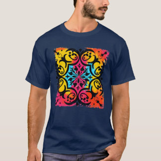 Camiseta Ornamento Medieval Minimalista 90s ee boy
