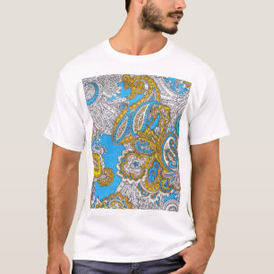 Camiseta Ornamento Psicodélico Islâmico Bold Grungy