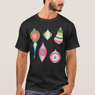 Camiseta Ornamentos de natais vintages