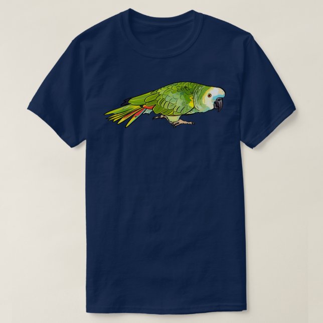 Camiseta Ornery Blue Fronted Amazon (Frente do Design)