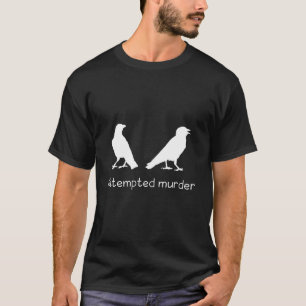 Camiseta Ornitologia Ave Corvo Tentativa