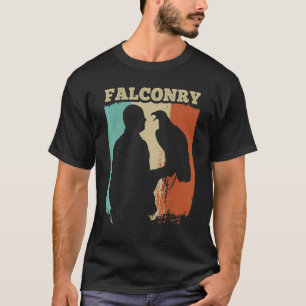 Camiseta Ornitologia Birder Falconer Falconry Caça Vinta