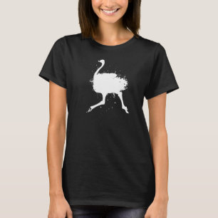 Camiseta Ornitologia Das Aves Sem Voo - Wildife Emu Ostrich