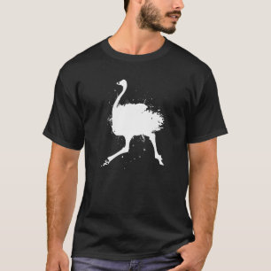 Camiseta Ornitologia Das Aves Sem Voo - Wildife Emu Ostrich