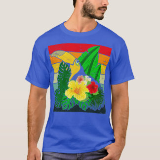 Camiseta Ornitologia De Aves Retro Sobre Aves Exóticas Vigi