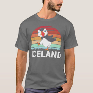 Camiseta Ornitologia do Observador de Aves Retro Islândia P