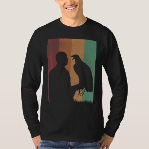 Camiseta Ornitologia Observador de Aves Falcão Falcão Caça 