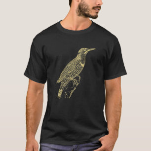 Camiseta Ornitólogo do norte Flicker Birdwatch