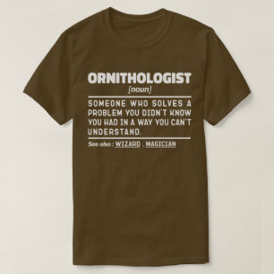 Camiseta Ornitólogo Noun Definition Birdwatch Legal