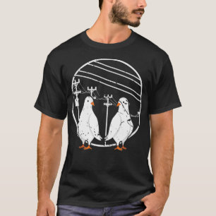 Camiseta Ornitólogo Pigeon Bird Amante de os animais Gift