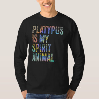 Camiseta Ornitorrinco é meu animal espiritual Ornitorrinco
