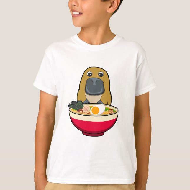 Camiseta Ornitorrinco e Ramen (Frente)