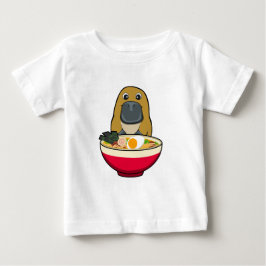 Camiseta Ornitorrinco e Ramen