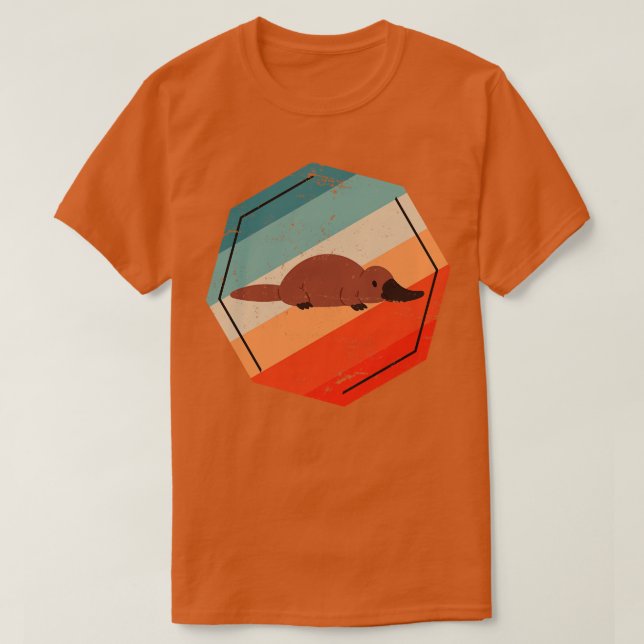 Camiseta Ornitorrinco Retro (Frente do Design)